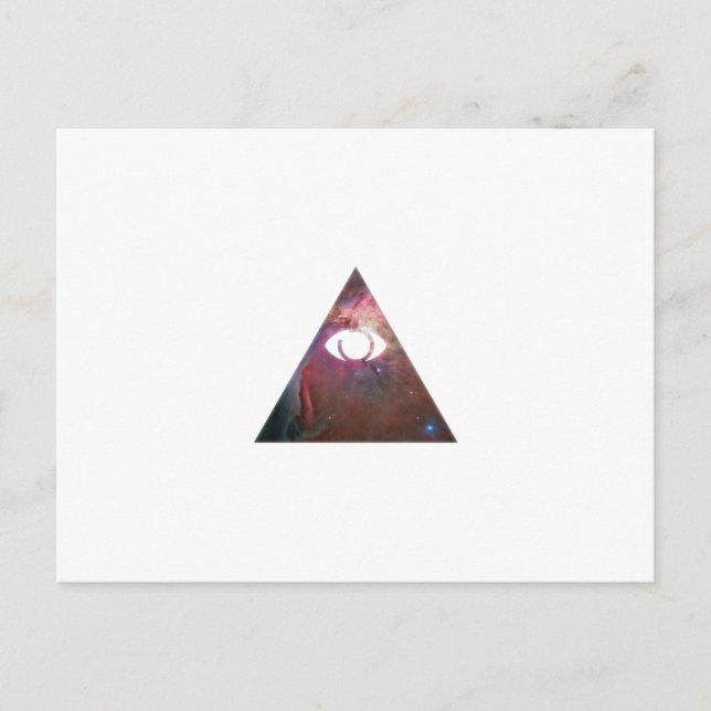 Illuminati Eye Postcard (Front)