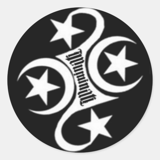 illuminati logo sticker (Front)