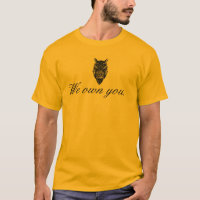 Illuminati Owl "We Own You" T-Shirt All Seeing Eye
