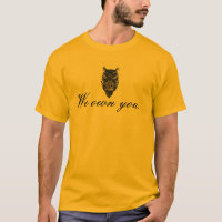 Illuminati Owl "We Own You" T-Shirt All Seeing Eye