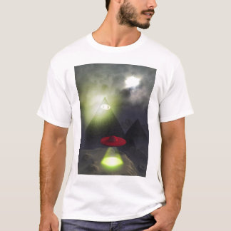 Illuminati Pyramid and UFO Shirt
