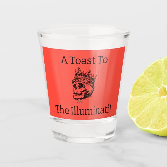 Illuminati Shot Glass (Front)