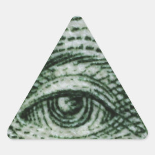 illuminati triangle sticker