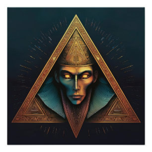 Illuminati Wall Crest Poster