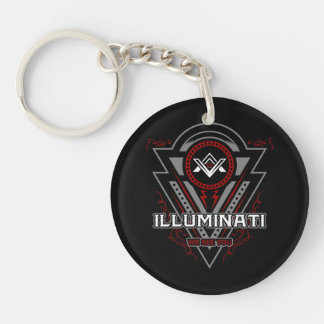 Illuminati We See You All Seeing Eye Key Ring