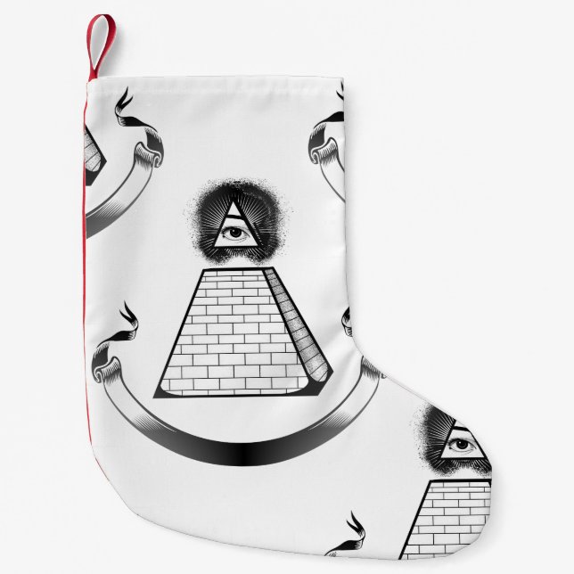 illuminati xmas christmas stocking (Front)