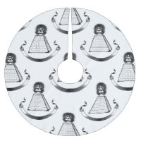 illuminati xmas christmas tree skirt
