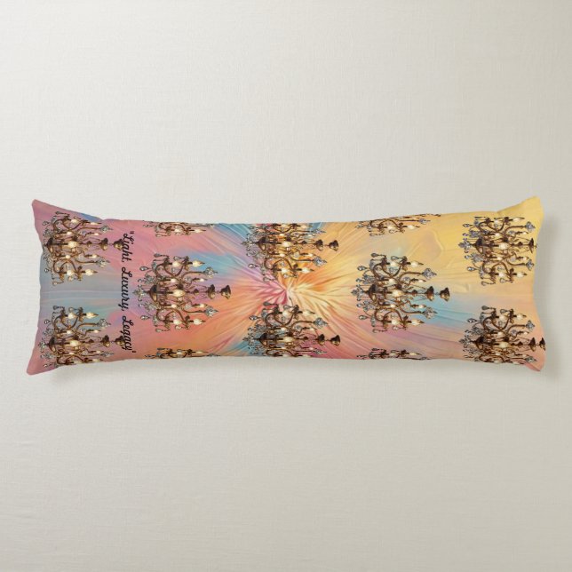 "Illuminating Elegance" Body Cushion (Front)