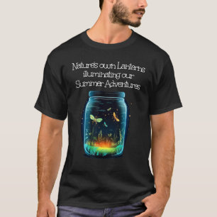 Illuminating summery Adventures with Fireflies T-Shirt