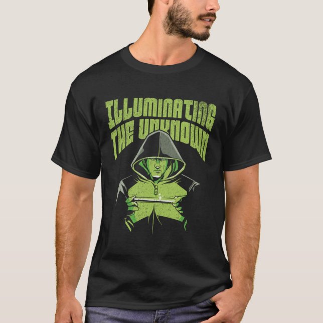 Illuminating The Unknown Chemistry Student Science T-Shirt (Front)
