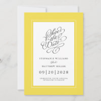 Illuminating Yellow Elegant Wedding Engagement