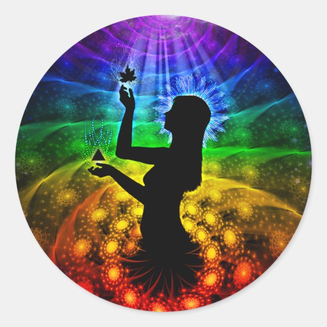 Illumination Classic Round Sticker (Front)