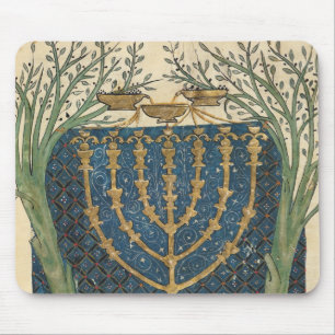 Illumination of a menorah, from mouse pad