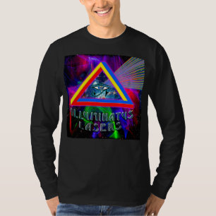 Illuminatus Lasers Logo Long-Sleeved T-Shirt