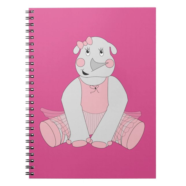 illusima Ballerina Rhino Notebook (Front)