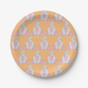 illusima Ballerina Rhino Paper Plate