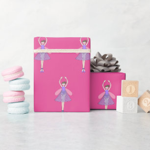 illusima Ballet Fairy Pink Wrapping Paper