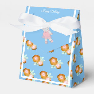 illusima Ballet Hippo Gold Rose Birthday Gift/ Favour Box