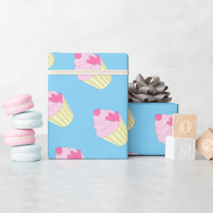 illusima Blue Gift Wrapping Paper