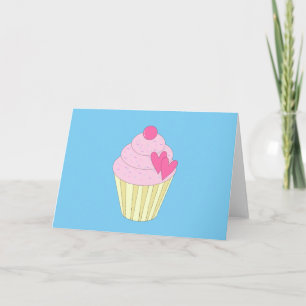 illusima Blue Landscape Greeting Card
