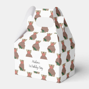 illusima Chocolate Frosting Cupcakes 1st Birthday Favour Box