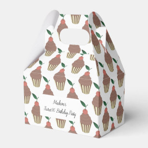 illusima Chocolate Frosting Cupcakes Sweet 16 Favour Box
