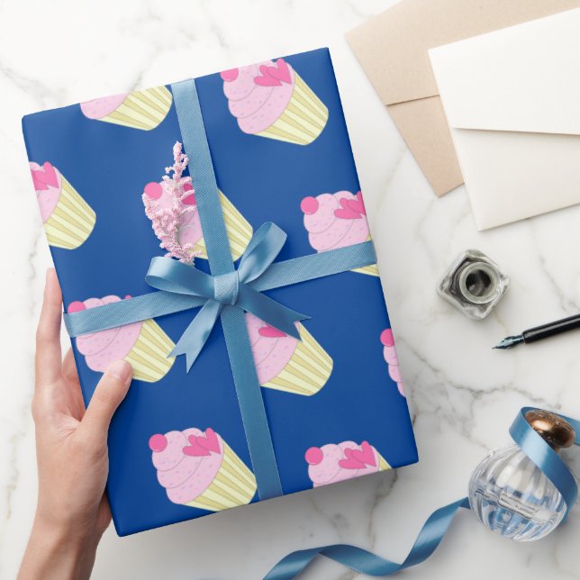 illusima Dark Blue Gift Wrapping Paper (Gifting)