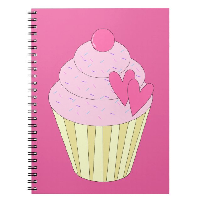 illusima Decorated Cupcake Notebook (Front)