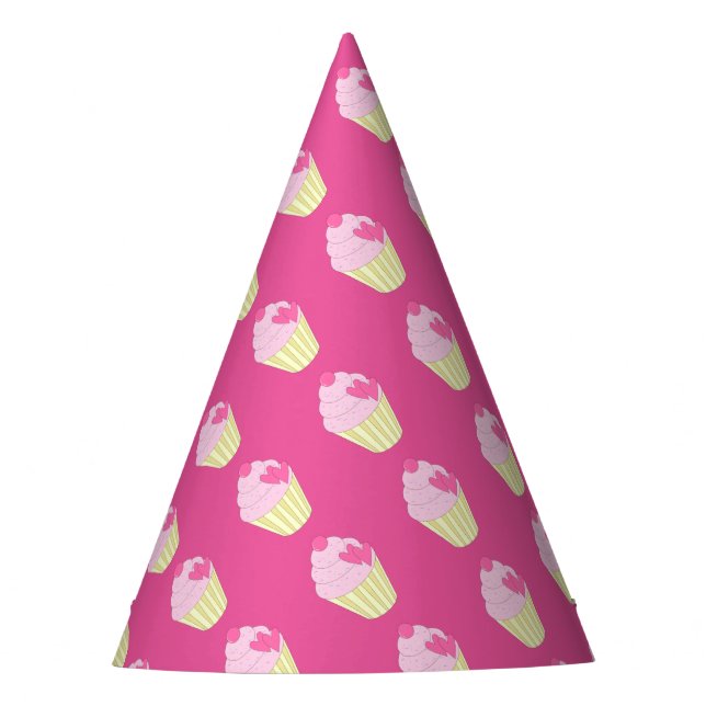 illusima Decorated Cupcake Party Hat (Front)