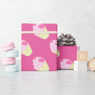 illusima Decorated Cupcake Wrapping Paper