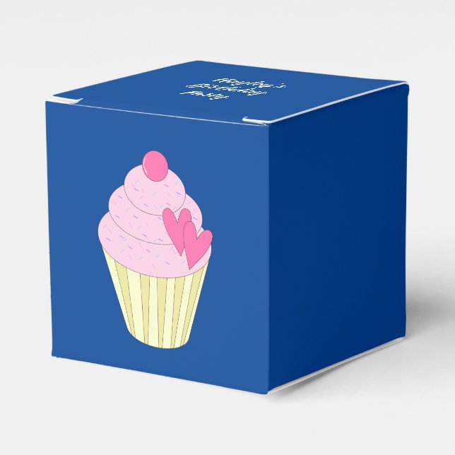 illusima Decorated Cupcakes Favour Box (Front Side)