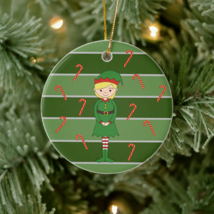 illusima Elf Girl Christmas Special Ceramic Tree Decoration