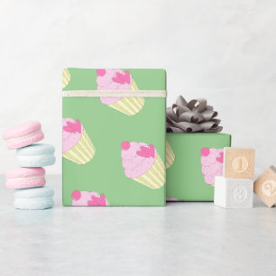 illusima Green Gift Wrapping Paper