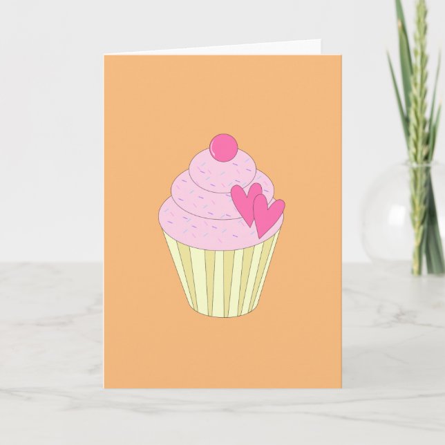 illusima Orange Greeting Card (Front)