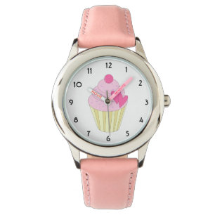 illusima Pink Hearts Kids Watch