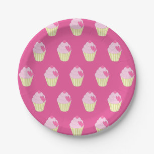 illusima Pink Paper Plate