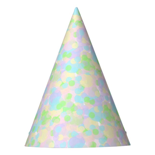 illusima Rainbow Confetti Pattern Party Hat (Front)