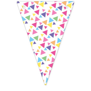 illusima Rainbow Triangles Party Bunting