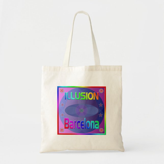 "ILLUSION Barcelona" Bag! Tote Bag (Front)
