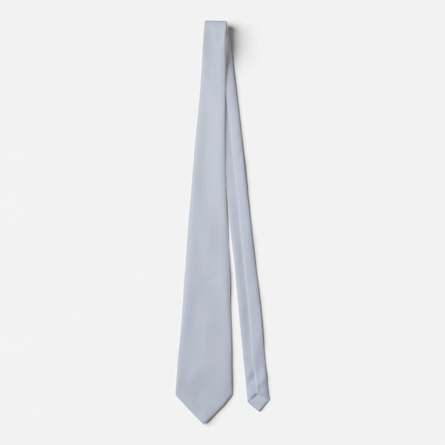 Illusion Blue Solid Colour Tie (Front)