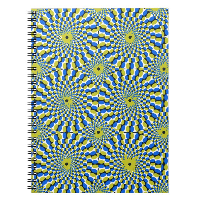 Illusion circle spiral notebook (Front)