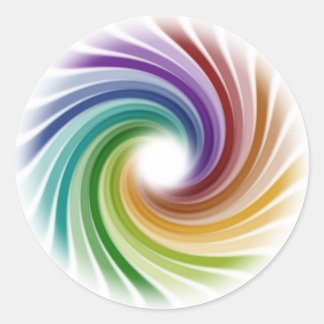 Illusion Classic Round Sticker