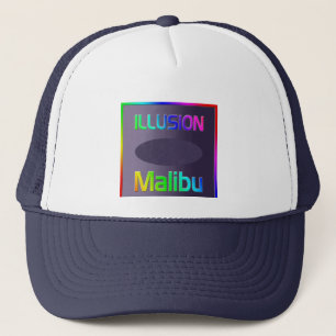 "ILLUSION Malibu" Hat! Trucker Hat