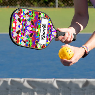 Illusion of the Hearts by Kenneth Yoncich Pickleball Paddle