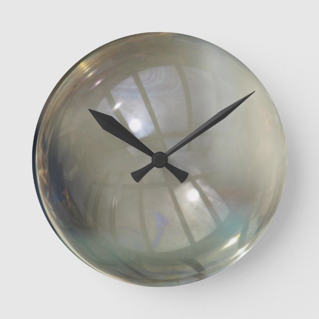 Illusion Soap Bubble Wall Clock #2 (Front)