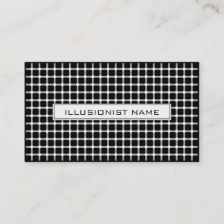 ILLUSIONIST AND MAGICIANS BUSINESS CARD