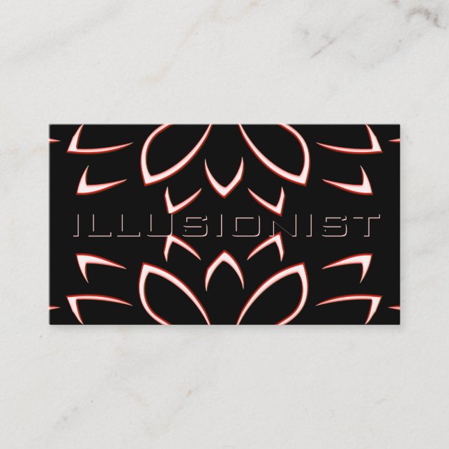 Illusionist Business Card (Front)