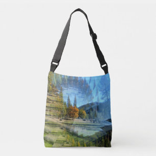 Illusions in the mountains..... crossbody bag