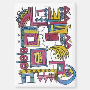 Illusory-Whimsical Abstract Watercolor Art Magnet