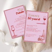 Illustrated 30th Birthday Cheers to 30 years! 